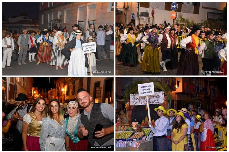 Momentos de la multitudinaria romería de San Mateo (Foto TA)